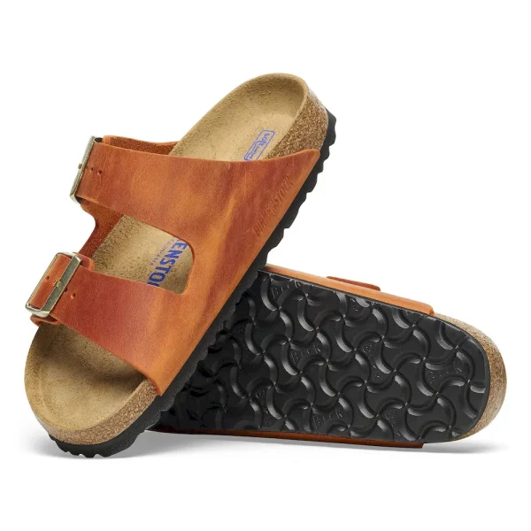 Arizona Soft Footbed Oiled Leather Burnt Orange - Image 4