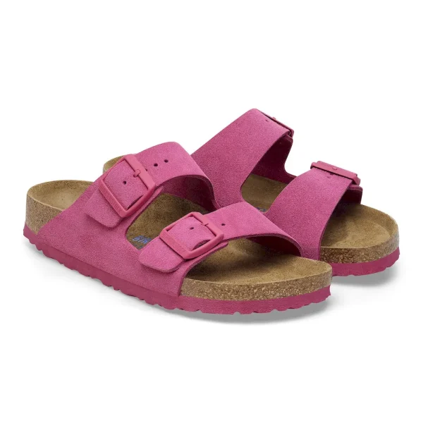 Arizona Soft Footbed Suede Leather Fuchsia Tulip - Image 4