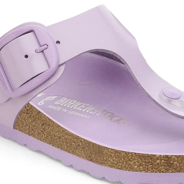 Gizeh Big Buckle Natural Leather Patent High-Shine Crocus - Image 6
