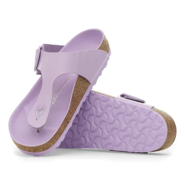 Gizeh Big Buckle Natural Leather Patent High-Shine Crocus - Image 2
