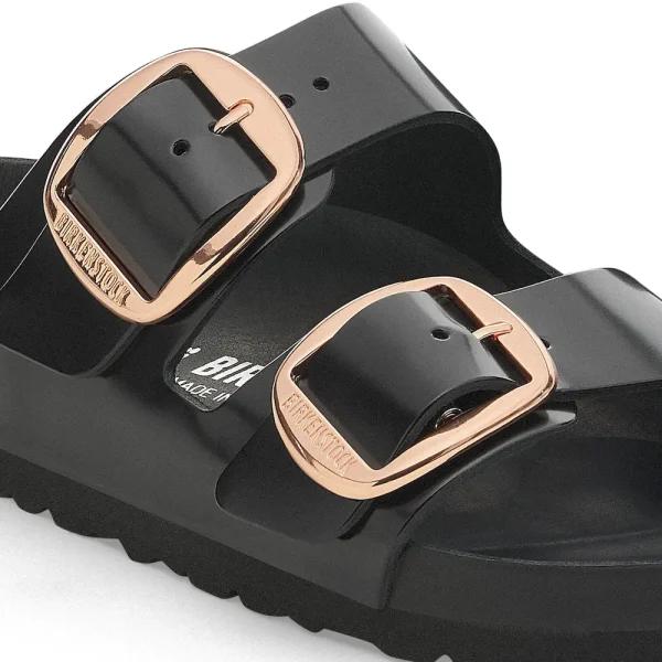 Arizona Big Buckle Natural Leather Patent High Shine Black - Image 8
