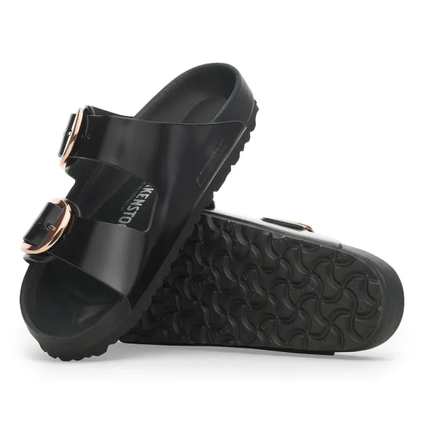 Arizona Big Buckle Natural Leather Patent High Shine Black - Image 4