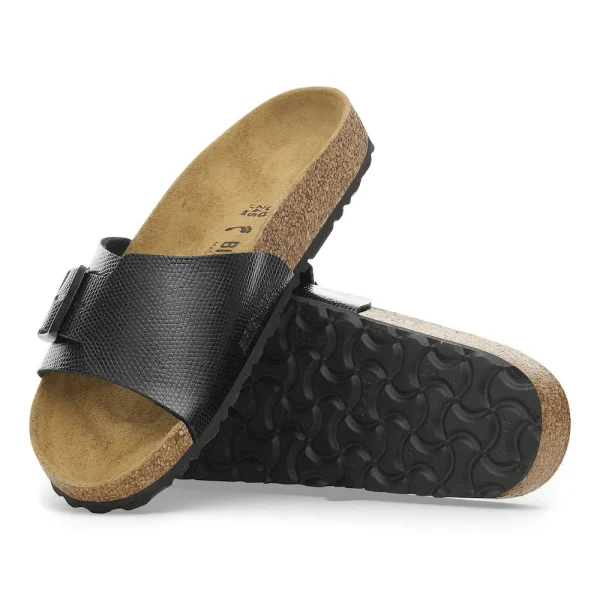 Catalina Birko-Flor Embossed Shiny Black - Image 4