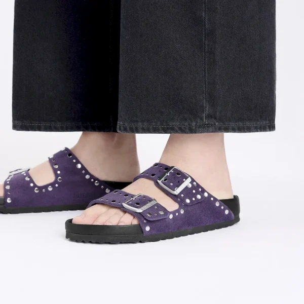 Arizona Rivets Suede Leather Acai - Image 3