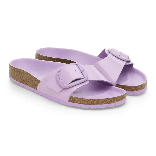 Madrid Big Buckle Natural Leather Patent High-Shine Crocus Tonal Buckle - Image 4