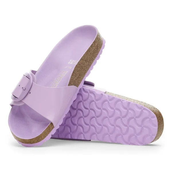 Madrid Big Buckle Natural Leather Patent High-Shine Crocus Tonal Buckle - Image 2