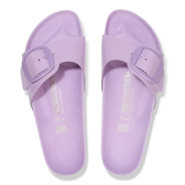 Madrid Big Buckle Natural Leather Patent High-Shine Crocus Tonal Buckle - Image 3