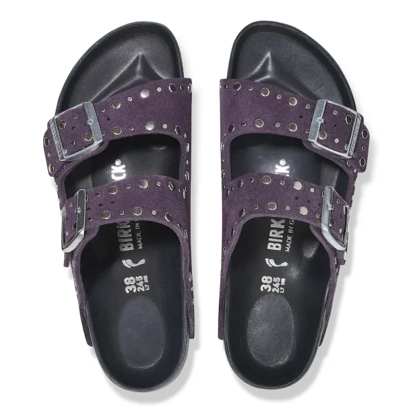 Arizona Rivets Suede Leather Acai - Image 5