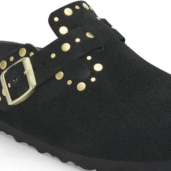 Boston Rivets Suede Leather Black - Image 8