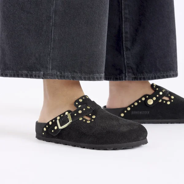 Boston Rivets Suede Leather Black - Image 3