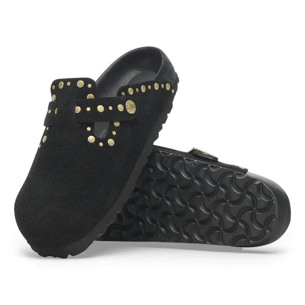 Boston Rivets Suede Leather Black - Image 4