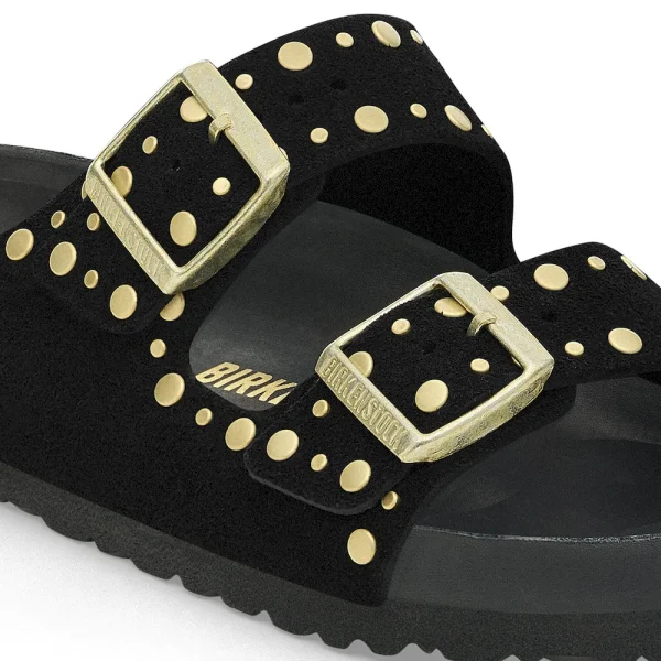 Arizona Rivets Suede Leather Black - Image 8