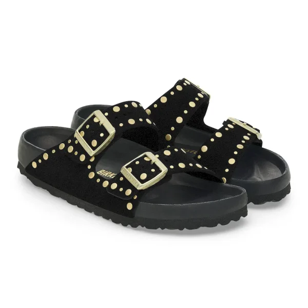 Arizona Rivets Suede Leather Black - Image 6