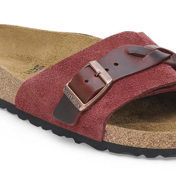 Oita Braided Suede Leather Zinfandel - Image 8