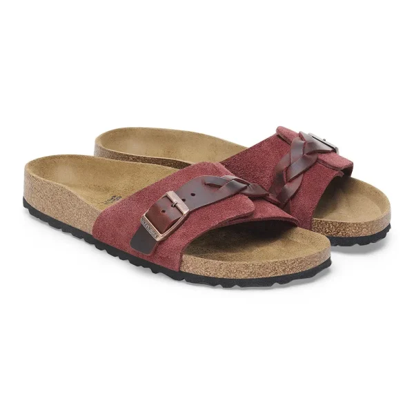 Oita Braided Suede Leather Zinfandel - Image 6