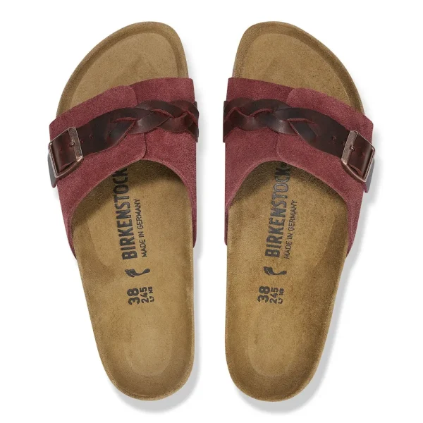 Oita Braided Suede Leather Zinfandel - Image 5