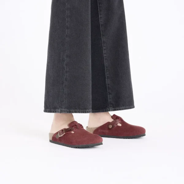 Boston Braided Suede Leather Zinfandel - Image 2