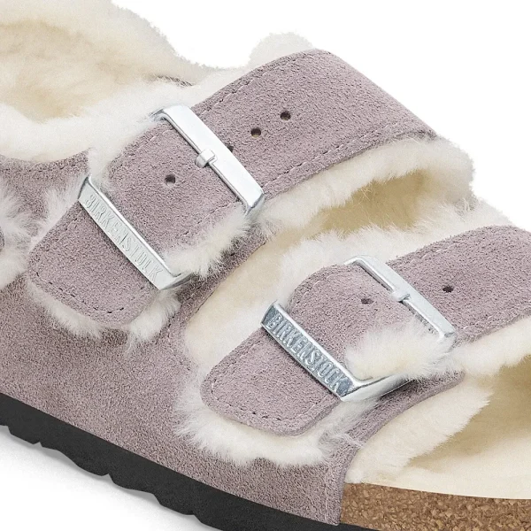 Milano Suede Shearling Suede Leather-Shearling Faded Purple - Image 6