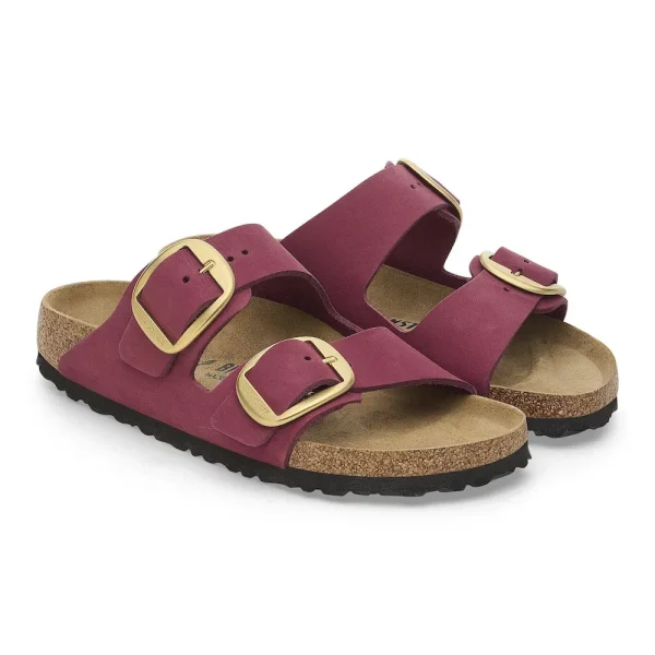 Arizona Big Buckle Nubuck Leather Berry Crush - Image 4