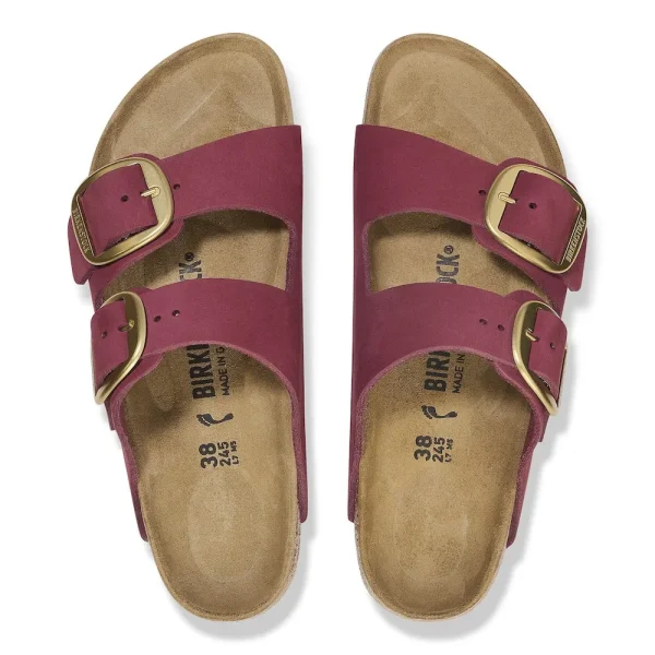 Arizona Big Buckle Nubuck Leather Berry Crush - Image 3