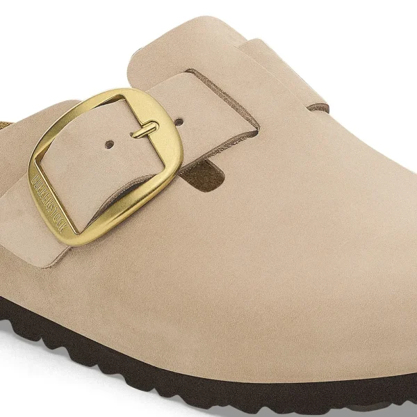 Boston Big Buckle Nubuck Leather Sandcastle - Image 8