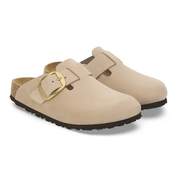 Boston Big Buckle Nubuck Leather Sandcastle - Image 6
