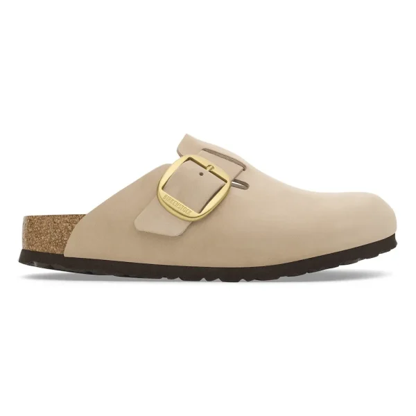 Boston Big Buckle Nubuck Leather Sandcastle - Image 7