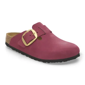 Boston Big Buckle Nubuck Leather Berry Crush