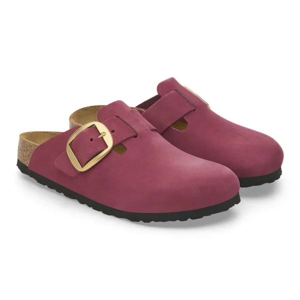Boston Big Buckle Nubuck Leather Berry Crush - Image 6