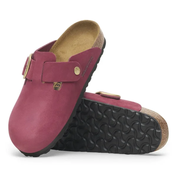 Boston Big Buckle Nubuck Leather Berry Crush - Image 4
