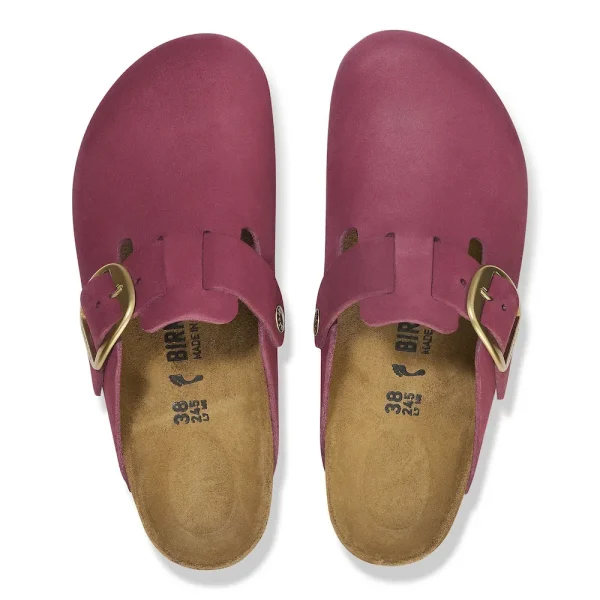 Boston Big Buckle Nubuck Leather Berry Crush - Image 5