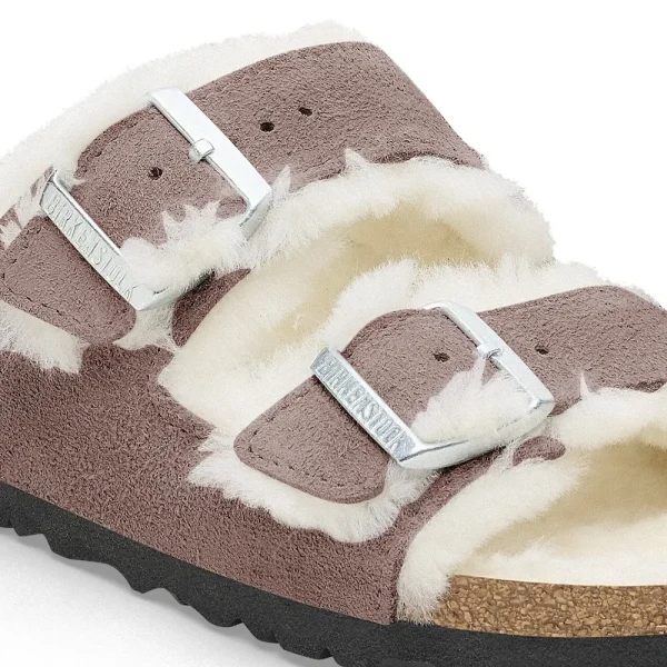 Arizona Shearling Suede Leather Faded Purple - Image 8