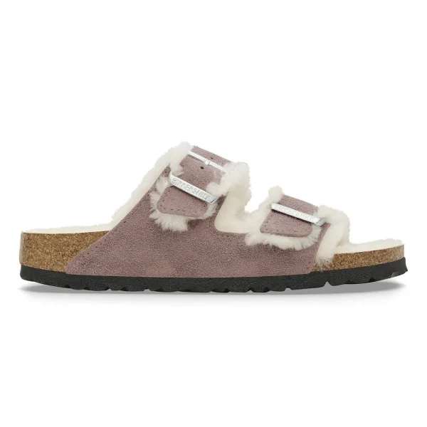 Arizona Shearling Suede Leather Faded Purple - Image 7