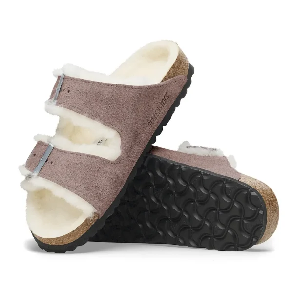 Arizona Shearling Suede Leather Faded Purple - Image 4