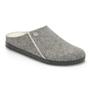 Zermatt Wool Felt Herringbone Gray