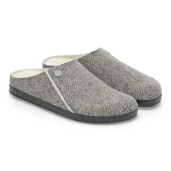 Zermatt Wool Felt Herringbone Gray - Image 6