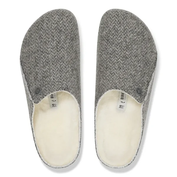 Zermatt Wool Felt Herringbone Gray - Image 5
