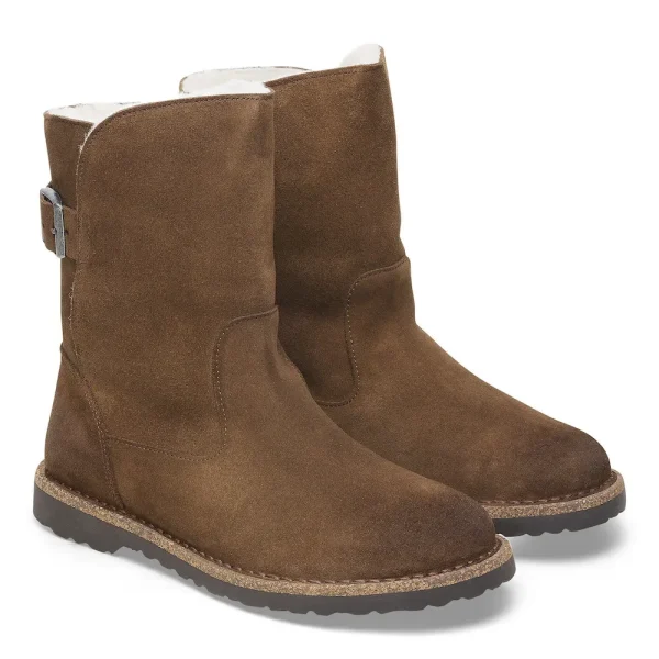 Uppsala Shearling Suede Leather Dark Tea - Image 6
