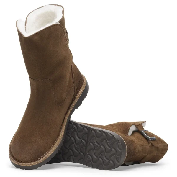 Uppsala Shearling Suede Leather Dark Tea - Image 4