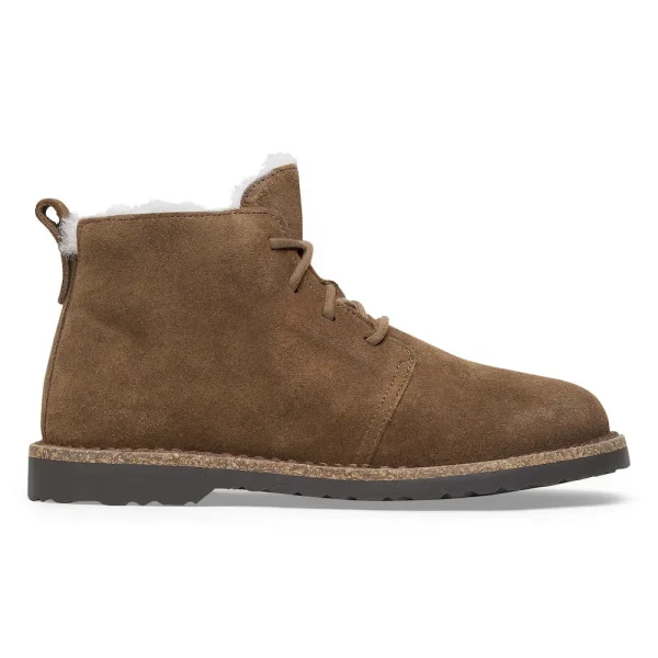 Uppsala Mid Shearling Suede Leather Dark Tea - Image 7