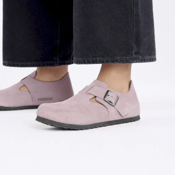 London Suede Leather Faded Purple - Image 3