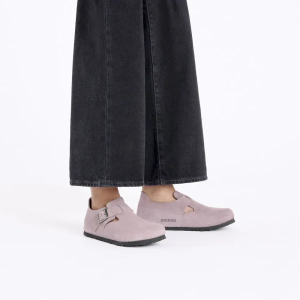 London Suede Leather Faded Purple - Image 2