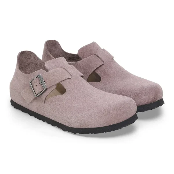 London Suede Leather Faded Purple - Image 6