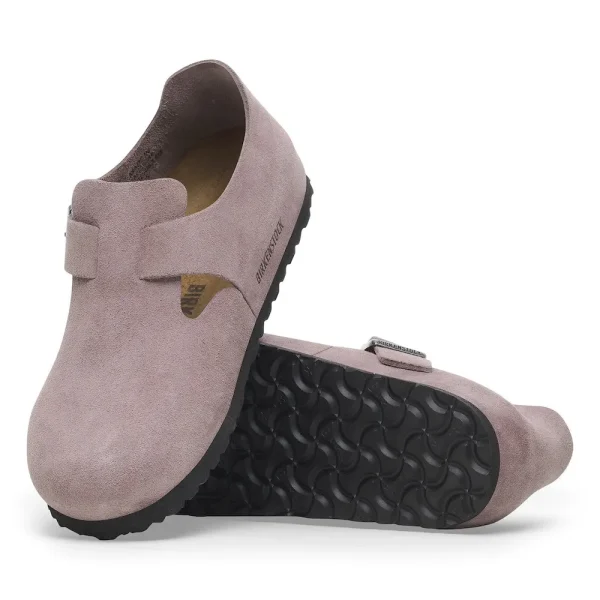 London Suede Leather Faded Purple - Image 4