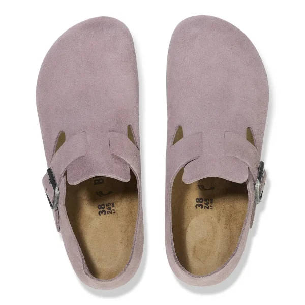 London Suede Leather Faded Purple - Image 5