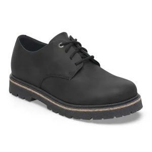 Highwood Lace Low Oiled Leather Black