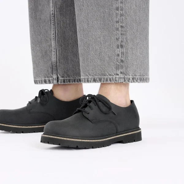 Highwood Lace Low Oiled Leather Black - Image 8