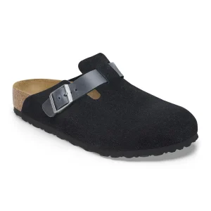 Boston Mixed Leather Midnight Blue