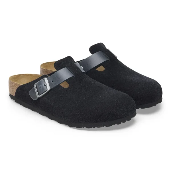 Boston Mixed Leather Midnight Blue - Image 4