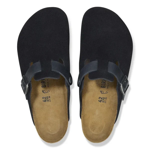 Boston Mixed Leather Midnight Blue - Image 3